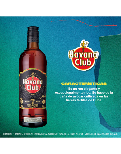 HAVANA CLUB AÑEJO 7 AÑOS 700 ml