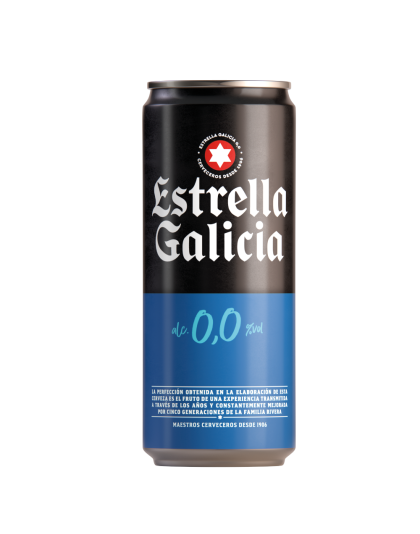 ESTRELLA GALICIA CERO LATA 330 ml