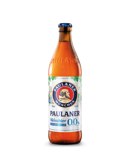 PAULANER MUNCHEN WEISSBIER ZERO BOTELLA 500 ml