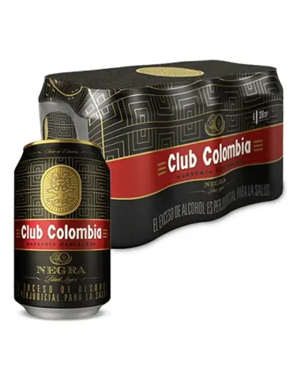 SIX PACK CLUB COLOMBIA NEGRA 330 ml